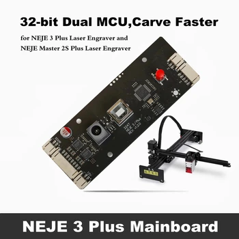 NEJE 3, Plus Lāzera Graviera Mainboard Ar 32-bitu Dual MCU,Grebt ātrāk NEJE Master 2s Lāzera Graviera Mainboard Nomaiņa