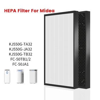 HEPA Filte Filtra Elementu Nomaiņa Daļa Par Midea KJ550G-TA32/KJ550G-JA32/KJ550G-TB32/FC-50TB1/2FC-50JA1 Gaisa Attīrītājs