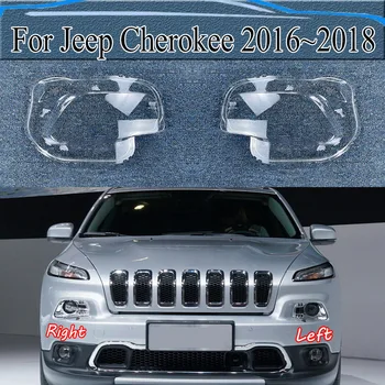 Jeep Cherokee 2016~2018 Lukturu Vāks Caurspīdīgs Priekšējo Lukturu Korpusa Lampas Toni Objektīvs Aizstāt Oriģināls Abažūrs Organiskā Stikla