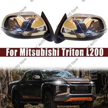 Par Mitsubishi L200 Triton 2020-2023 Auto Atpakaļskata Spogulī Montāžas Piederumi Auto Sānskata Spoguļi Atstarotājs Led Pagrieziena Signāla Gaismu