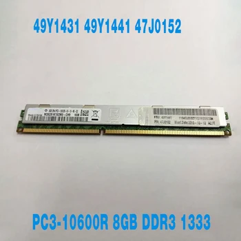 1GB IBM RAM HS22 PC3-10600R 8 gb DDR3 1333 VLP DIMM Servera Atmiņas 49Y1431 49Y1441 47J0152 