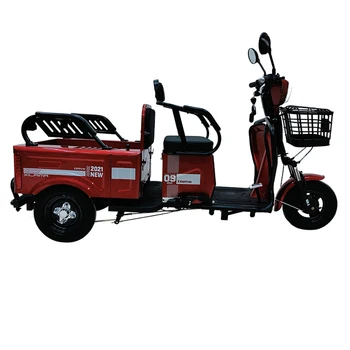 500w Elektriskais Tricikls Ar Rāmi Electromobile, kas Spēj pārvadāt Kravu, kas Apkalpo Mehānisko mehānisko Transportlīdzekli