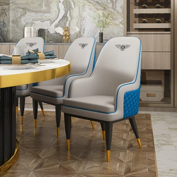 Ergonomisks Metāla Ēdamistabas Krēsli Mūsdienu Dizaineru Luksusa Vienu Mobilo Krēsls Biroja Unikālo Chaises Salle Silītē Virtuves Mēbeles