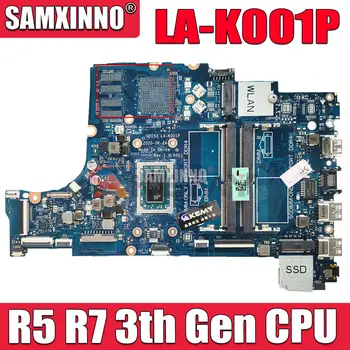 GDI53 LA-K001P Dell Inspiron 15 3501 Laptop Pamatplates CPU:R5-3500U R7-3700U KN-0GWD64 0DRFWY 100% Testa OK