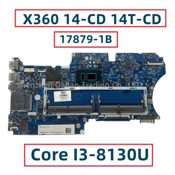 17879-1B HP Pavilion X360 14-CD 14T-CD 14M-CD TPN-W131 Klēpjdators Mātesplatē Ar Core I3-8130U 448.0E809.001B DDR4