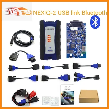 NEXIQ-2 USB Link N2 125032 Bluetooth Versija Dīzelis lieljaudas Kravas automašīnas Skenēšana Interfeiss USB Link 2 Diagnostikas Rīku
