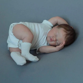 49CM Jaundzimušo Bērnu Lelle Atdzimis Ashia Spilgti 3D Krāsotas Ādas ar Redzamām Vēnām Vairākiem Slāņiem Kolekcionējamus ArtDoll dropshipping