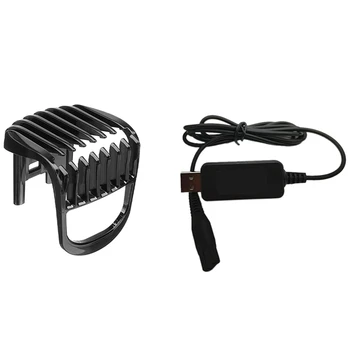 USB Plug Kabeli A00390 Elektrisko Adapteri Strāvas Vadu, Lādētāju Skuvekļiem S300 S301 S302 S311 & Bārdas Trimmeri Ķemmes