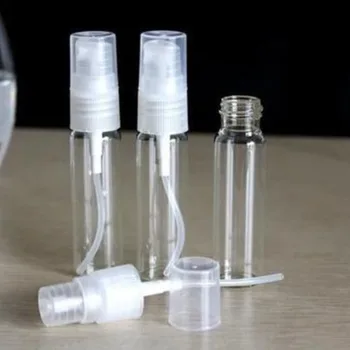Bezmaksas Piegāde 1000 x 2 ML Stikla Smaržu Pudeles, Mini uzpildāmas smidzināšanas pudeli, 2 ml stikla pulverizators