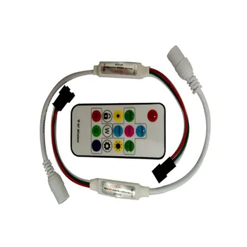 1X SP103E mini digital LED lentes kontrolieris var kontroles WS2801,WS2811 ciparu led lentes 5V, 12V pieejams bezmaksas piegāde