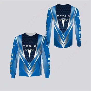 Tesla Apģērbu Anime T Krekls Vīriešiem Sievietes Ikdienas Elpojošs sporta Krekls Unisex Lielgabarīta T-krekls Harajuku O Kaklu garām Piedurknēm