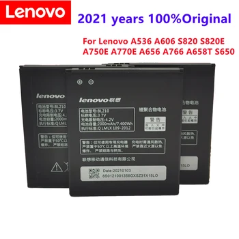 Ir 2021. Jaunu 2000mAh BL210 Akumulatoru, Lenovo A536 A606 S820 S820E A750E A770E A656 A766 A658T S650 Tālrunis Nomainīt bateriju