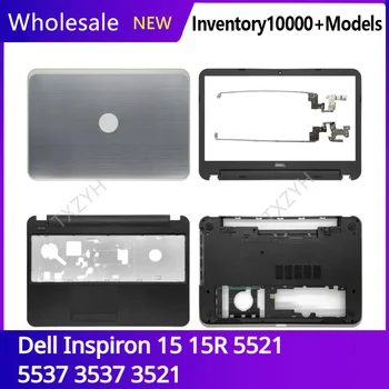 Jaunie Dell Inspiron 15 15R 5521 5537 3537 3521 Klēpjdatoru LCD aizmugurējā vāciņa Priekšējo Bezel Eņģes Palmrest Apakšā Lietu A B C D Apvalks
