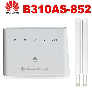 Huawei B310As-852 LTE FDD 900/1800/2600Mhz TDD 1900/2300M/2500/2600Mhz Mobilo Bezvadu VOIP Router plus 2gab ANTENA