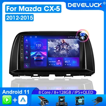 Develuck 2din Android 11 Auto Radio Mazda CX5 CX-5 CX 5 2012-2015 Multimedia Player Carplay Stereo Navigācija GPS Galvas Vienības