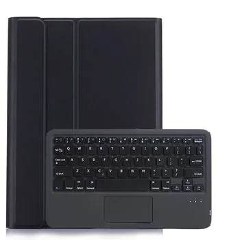 Touch Pad Tastatūra ar Touchpad Smart Cover for Samsung Galaxy Tab A6 10.1 ar S Pen P580 P585 Bluetooth Klaviatūru Planšetdatora Gadījumā