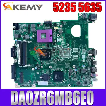 MBEDU06001 DA0ZR6MB6E0 Klēpjdators Mātesplatē par ACER EXTENSA 5235 5635 galvenās valdes GL40 DDR3 bezmaksas cpu