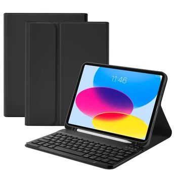 iPad keyboard case for iPad Air4 Air5 10.9 10. gen 6 9 gen 5 air2 air1 9.7 8. gen7 10.2 air3 pro10.5 pro 11 collu Būtiska 2022