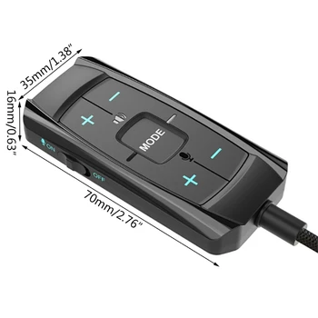 7.1 Kanālu SB 3.5 mm Adapteris USB AUX Ligzda Ārējo Stereo Skaņas Kartes Austiņas Skaļruni, DATORU, Klēpjdatoru Deskto