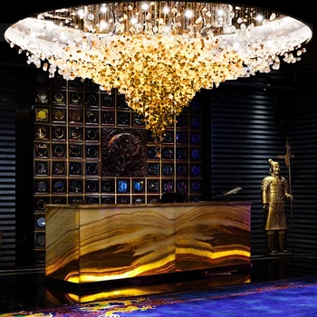 Mūsdienu Akmens Crystal LED Lustras, Lai Dzīves Telpā, Vestibilā Liela izmēra Luksusa Cristal gaismas Ķermeņi, Iekštelpu Mājas Dekoru Karājas Lampas