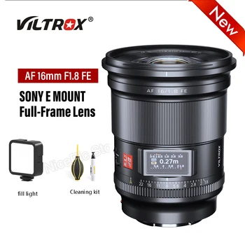 VILTROX 16 mm F1.8 Kameras Objektīvs Pilna Kadra režīmā, Auto Fokusu Lielu Apertūru Ultra Platleņķa Objektīvs Sony E Sony ZV-E1 A7RV