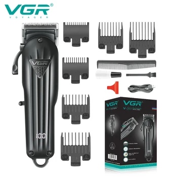 VGR Hair Clipper Uzlādējams Clipper Profesionālo Matu Griešanas Mašīna Bezvadu Frizūra Mašīna, Elektriskā Griešanas Vīriešiem V-282