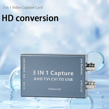 AHD CVI TVI, Lai USB3.0 Multi-signāls Iegādes Kartes 3in1 1080P HD Atbalsts Loop Out Nodrošina Aparatūras un Programmatūras Pielāgošana
