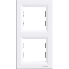 Schneider Electrics Rāmis 2-v vertikāls balts Asfora