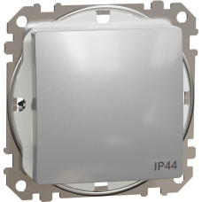 Schneider Electrics 1 pola slēdzis z/a (meh.) alumīnijs IP44 SEDNA Design
