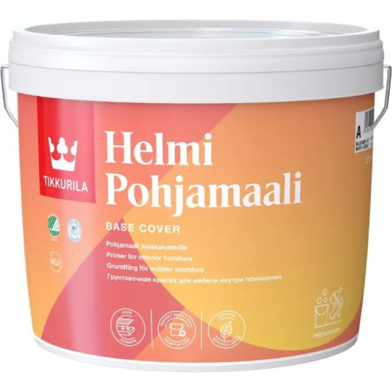 Tikkurila Helmi Primer gruntskrāsa mēbelēm 0,9L