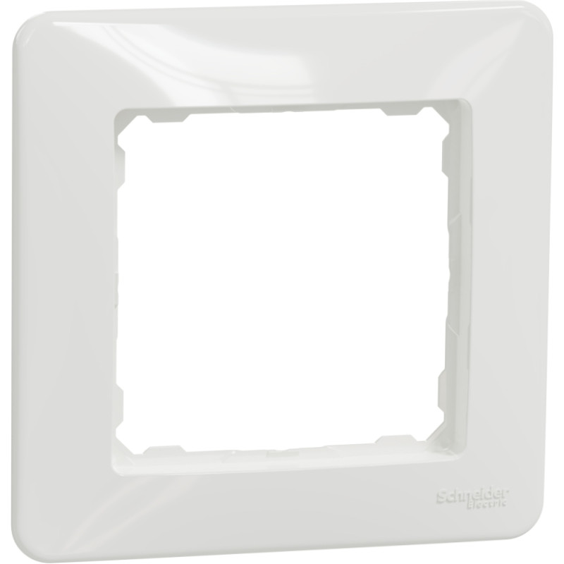 Schneider Electrics Rāmis 1-v balts SEDNA Design
