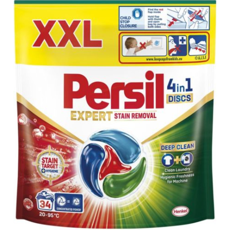 PERSIL Discs kapsulas Stain Removal doy-pack (34MR)