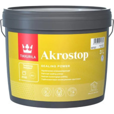 Tikkurila Akrostop izolācijas gruntskrāsa uz ūdens bāzes 1L