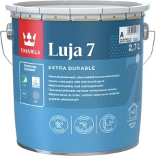 Tikkurila Luja 7 krāsa sienām, griestiem mitrām iekštelpām, matēta 2,7L