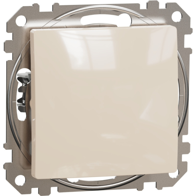 Schneider Electrics Krusta slēdzis z/a (meh.) bēšs SEDNA Design