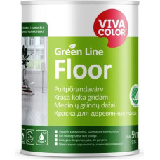 Vivacolor Floor pusmatēta krāsa grīdām Green Line 0,9L