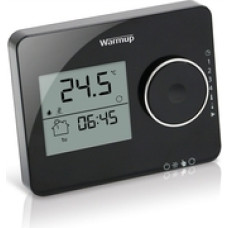 Warmup Tempo™ programmējams termostats, melns