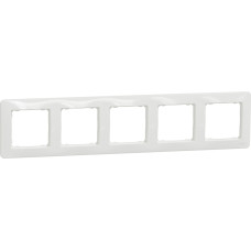 Schneider Electrics Rāmis 5-v balts SEDNA Design
