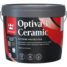 Tikkurila OPTIVA CERAMIC SUPER MATT sienu un griestu krāsa, noturīga, pilnīgi matēta [3] 9L