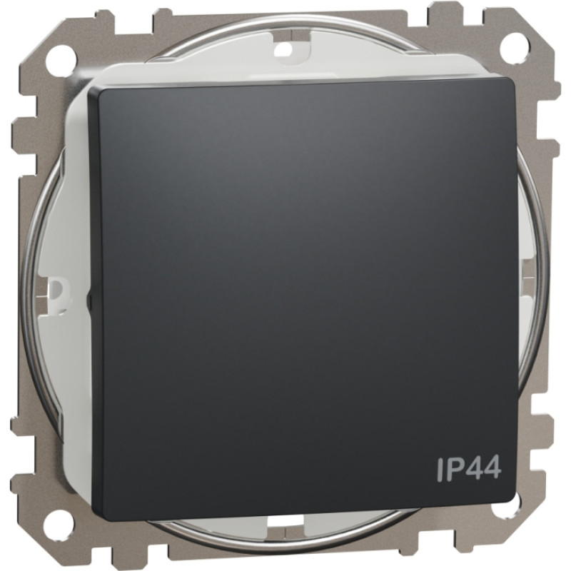 Schneider Electrics Pārslēdzis z/a (meh.) 10A antracīts IP44 SEDNA Design