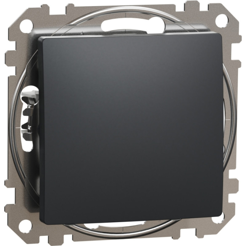 Schneider Electrics 1 pola slēdzis z/a (meh.) antracīts SEDNA Design