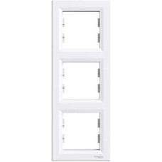 Schneider Electrics Rāmis 3-v vertikāls balts Asfora