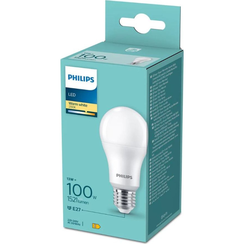 Philips LED spuldze 100W A60 E27 2700K