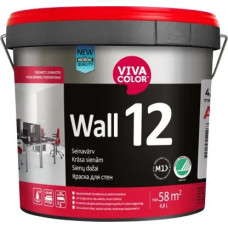 Vivacolor Wall 12 sienas krāsa, pusmatēta 4,8L
