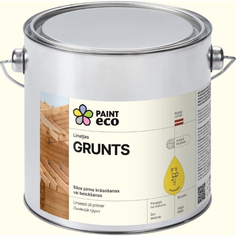 Paint Eco Lineļļas GRUNTS 2,5L