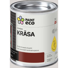 Paint Eco Lineļļas pernicas krāsa, tonis: Zviedru sarkanais 10L