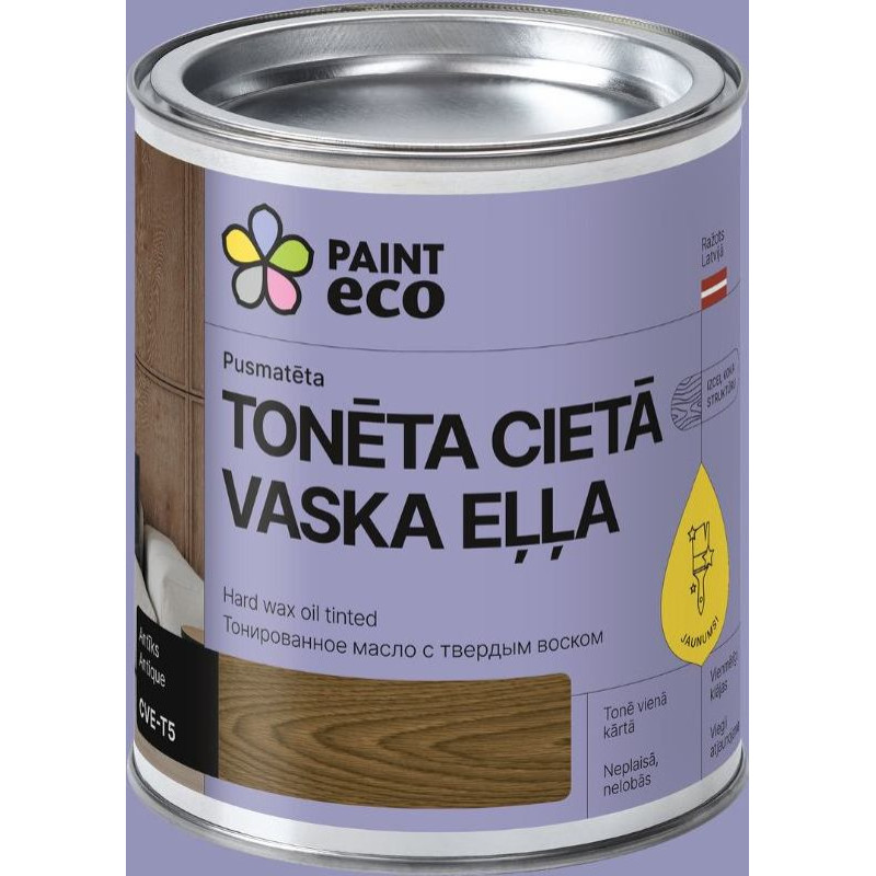 Paint Eco Cieto vasku eļļa, tonis: T5 Antīks 2,5L