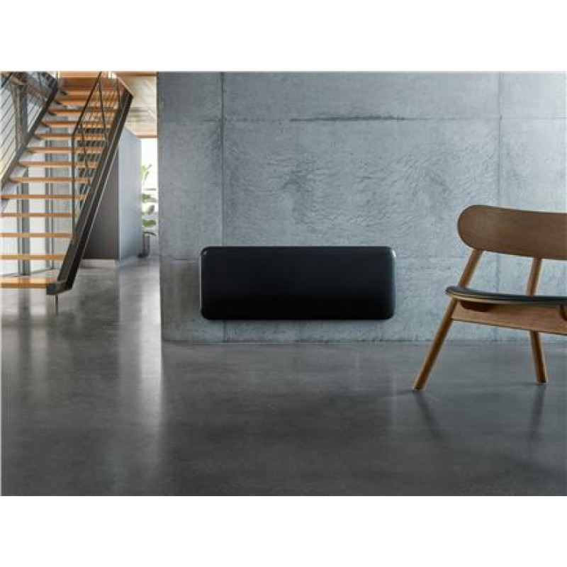 Mill PA1300WIFI4B sienas paneļveida sildītājs ar WiFi vadību – 1300 W jauda, melns dizains