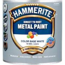 Hammerite Smooth Finish Tonējama aizsargkrāsa metāla virsmām, spīdīga BW 2.5L