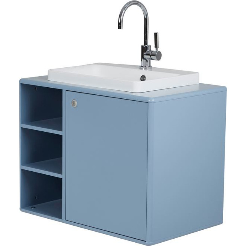 Tenzo Tom Tailor izlietnes skapītis 62 x 80 x 50 cm, pelēcīgi zils (Dove Blue)